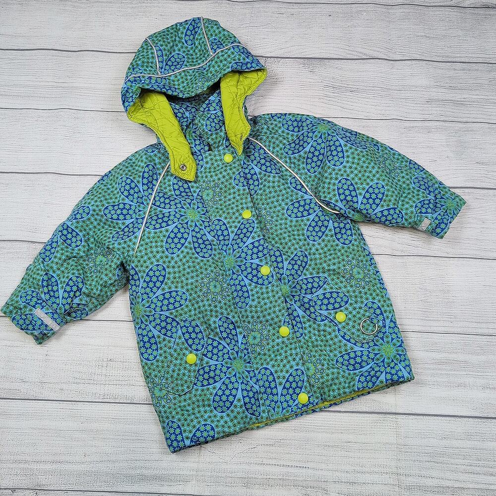 3 Hanna Andersson Vintage Blue Floral Jacket